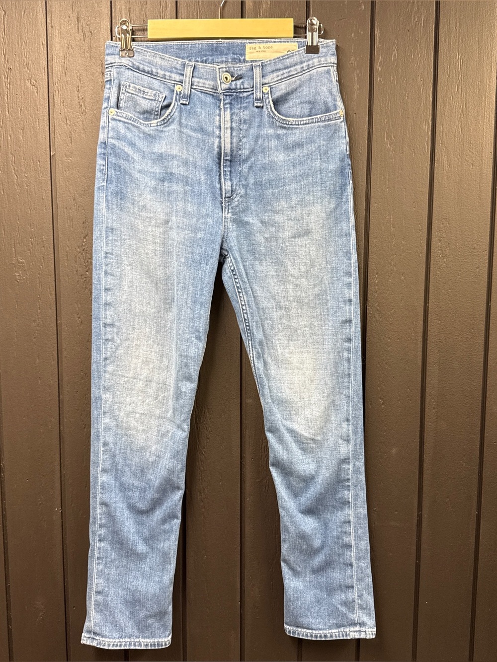 Rag and Bone Wren High Rise Straight Jeans 27